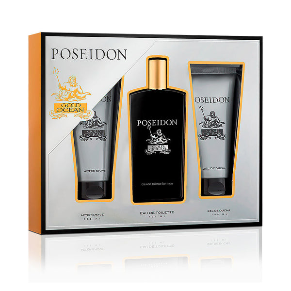 POSEIDON GOLD OCEAN FOR MEN LOT 3 pcs