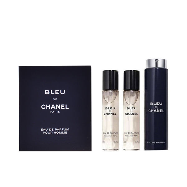BLEU eau de parfum rechargeable travel  3 x 20 ml