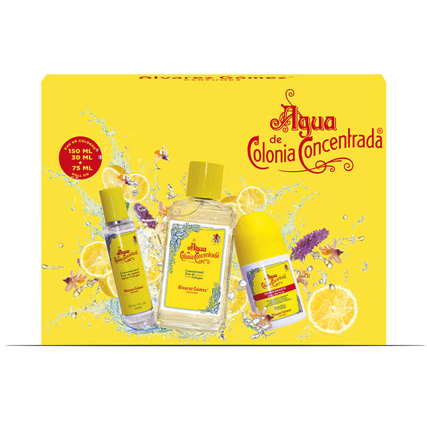 CONCENTRATED EAU DE COLOGNE LOT 3 pcs